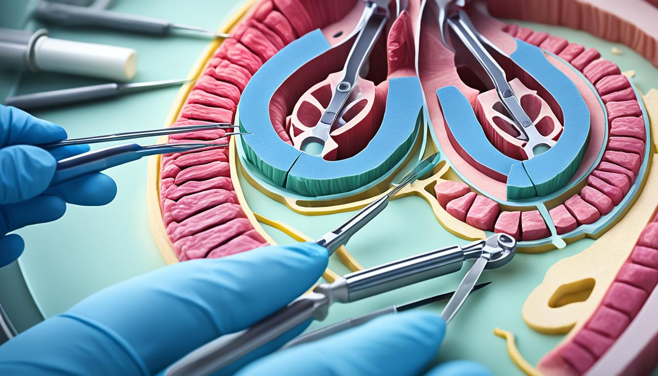 Enteroanastomose: Wiederherstellung der Darmkontinuität